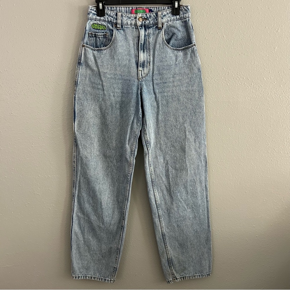 Empyre Jeans Size 3 Blue Denim Tori Carpenter Baggy Raver Skater Y2K 90s Grunge